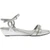 Dyeables, Inc Womens Mallory Dress Sandal (Silver Shimmer,10 B(M) US)
