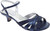 Women's Touch Ups Jane Sandal Navy Patent 5.5 M