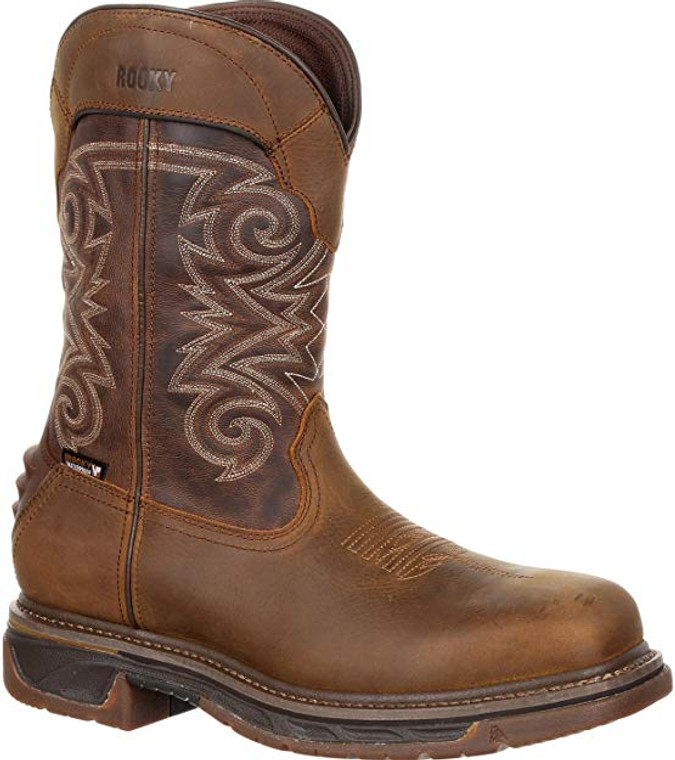 Rocky Iron Skull Composite Toe Waterproof Western Boot RKW0249