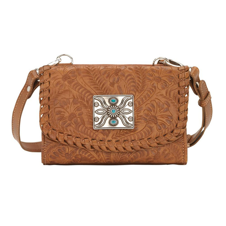 American West 5915982 Texas Two Step Small Crossbody Bag & Wallet
