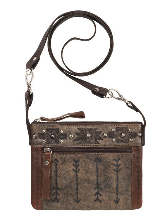 American West 9383884 Trail Rider Hip & Crossbody Bag