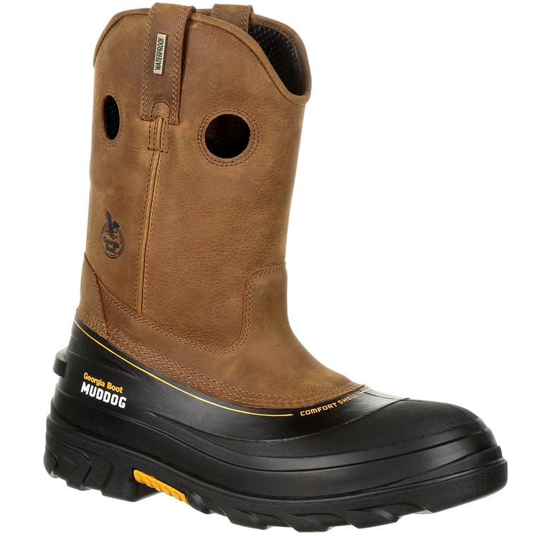 Men's Georgia Boot GB00243 Muddog Composite Toe WP Wellington Boot