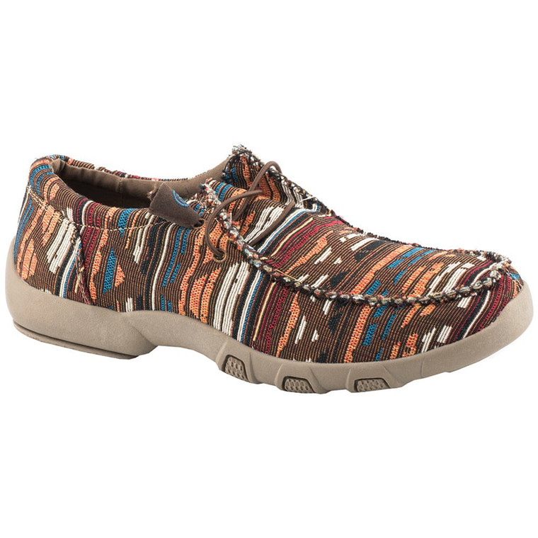 Roper  Mens Chillin Aztec Moccasins Casual Shoes 09-020-1791-2699 BR