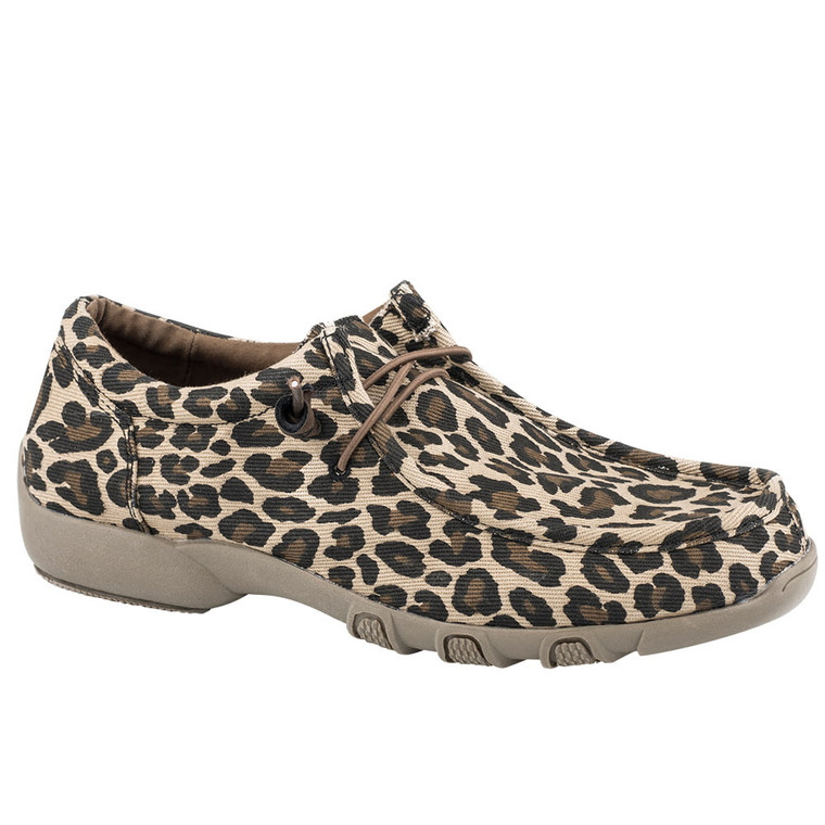 Roper Womens 09-021-1791-2614  Leopard Print Casual 10