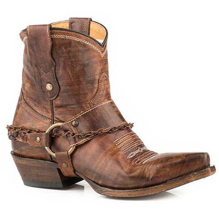 Roper Selah Ankle Boots Handcrafted Brown 09-021-7627-0417 BR