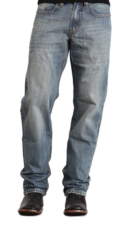 Stetson Western Denim Jeans Mens Medium Wash 11-004-1520-0030 BU