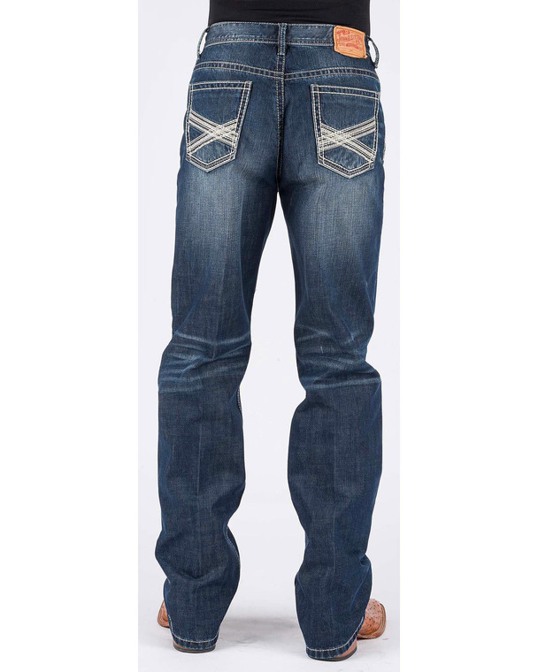 Stetson Men's 1520 Standard Fit Jeans Straight Leg - 11-004-1520-4065 Bu