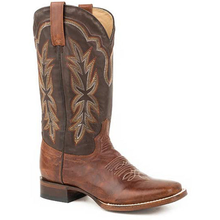 Women's Stetson Jessica Leather Boots Handcrafted Brown 12-021-8801-0730 BR