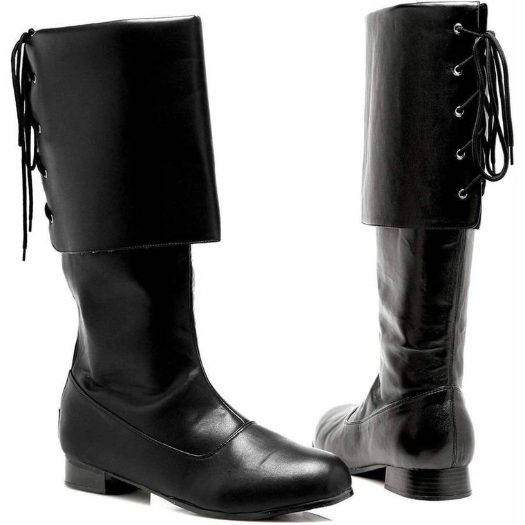 Sparrow Black Boots Men's Adult Halloween Costume Accessory SMALL