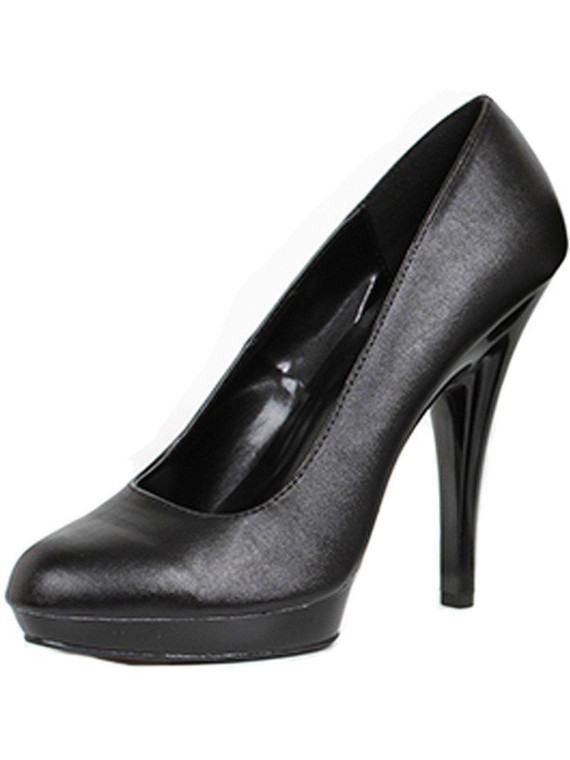 Ellie Shoes E-521-Femme-W 5 Heel Wide Width Pump Black  Size-8