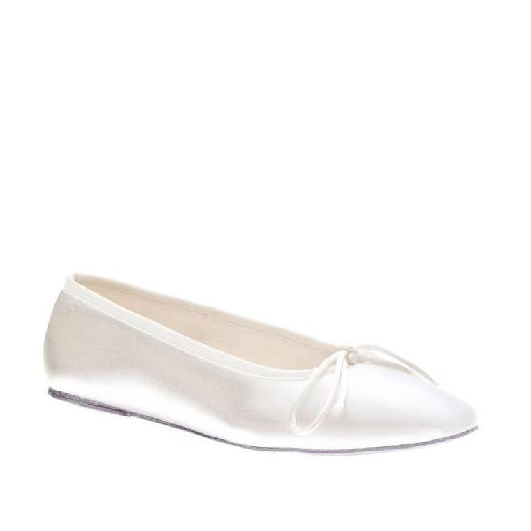 Touch Ups Ballet (White,Size-8W)