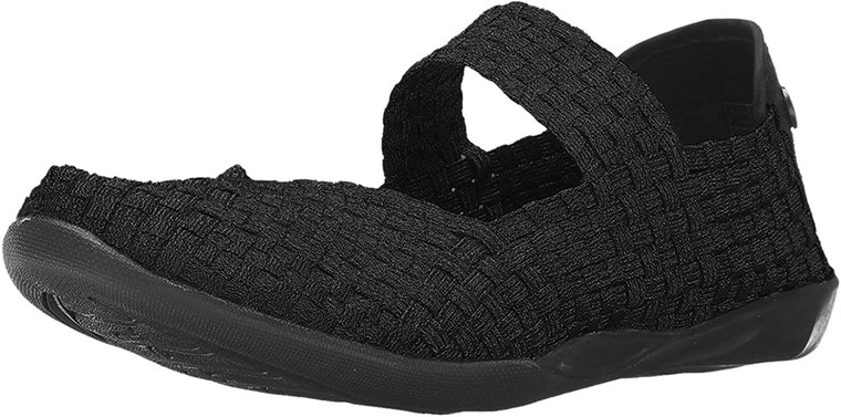 Bernie Mev Womens Cuddly Mary Jane Flat Size-42