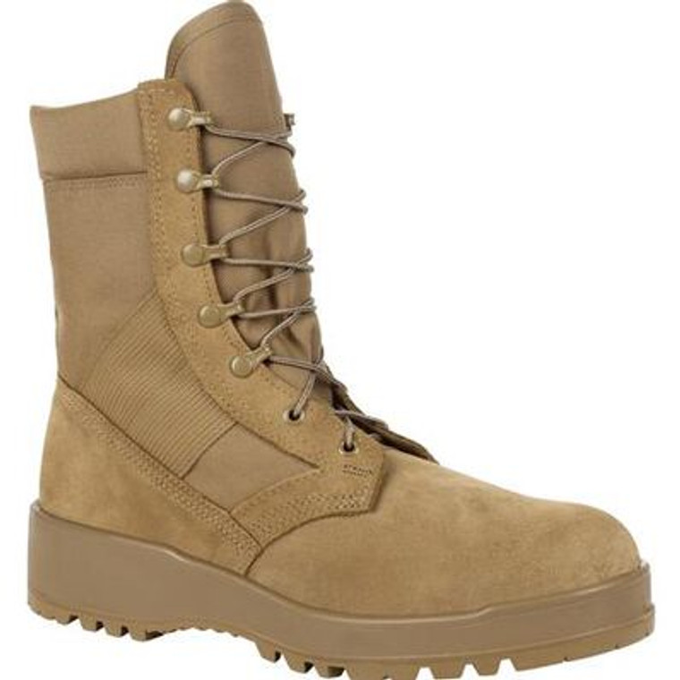 Rocky Entry Level Hot Weather Military Boot RKC057 (Coyote Brown,Size-9.5 ME)