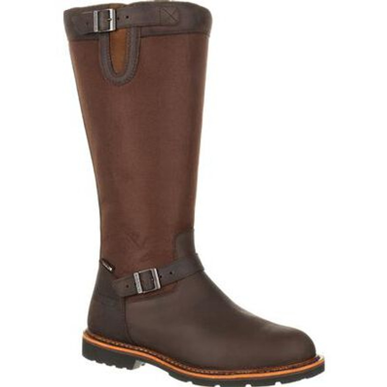 Rocky Men's Falls Waterproof Snake Boot Knee High RKS0374 (Dark Brown,Size-9.0 M)