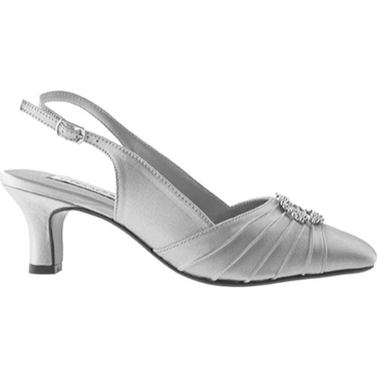 Dyeables Women's Ann Pump (Silver, Size-8)