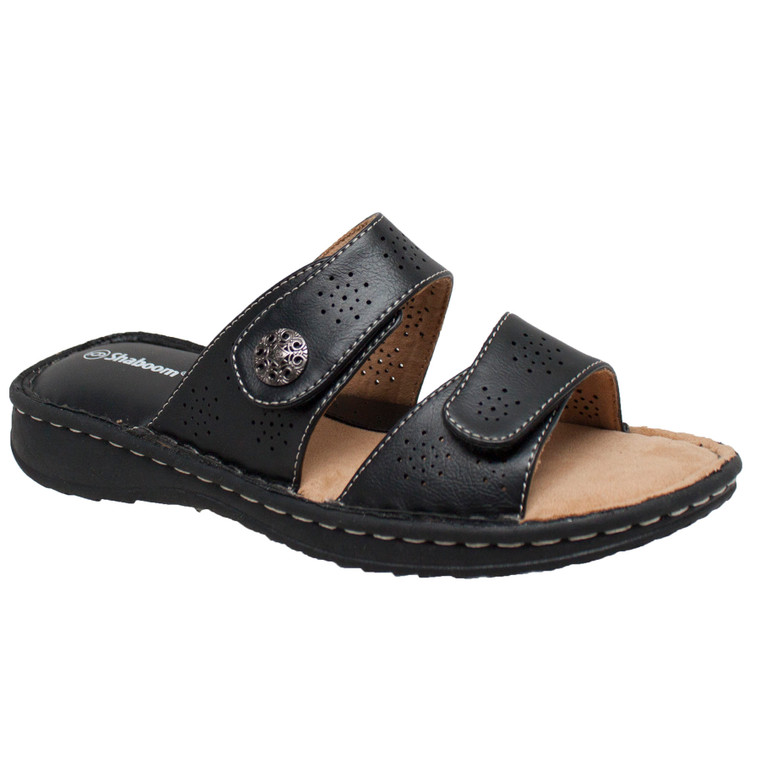 Women's Comfort Slide Sandals Black Size-8