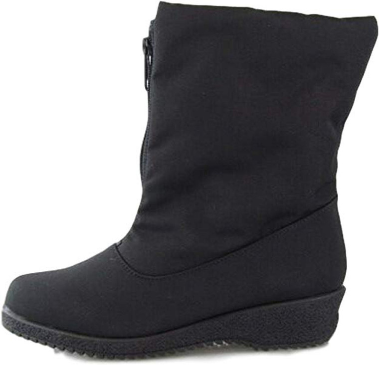 Toe Warmers Women Boots Jennifer (Black,Size-8.5M)