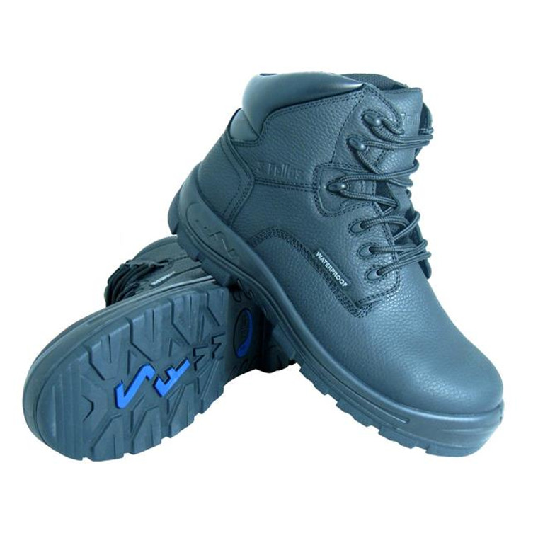 S Fellas by Genuine Grip 6050-12W S Fellas by Womens Poseidon Comp Toe Waterproof 6 in. Hiker Work Boot, Black - Size 12