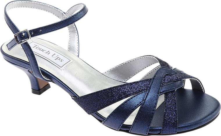 Women's Touch Ups Jane Sandal , Navy Patent, Size -9 M