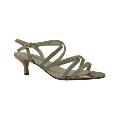 Women's Touch Ups Emery Strappy Sandal, Rose Gold, 9.5 Wide US