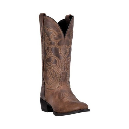 Laredo Women's Western Boot, Distressed Tan, 9 Wide