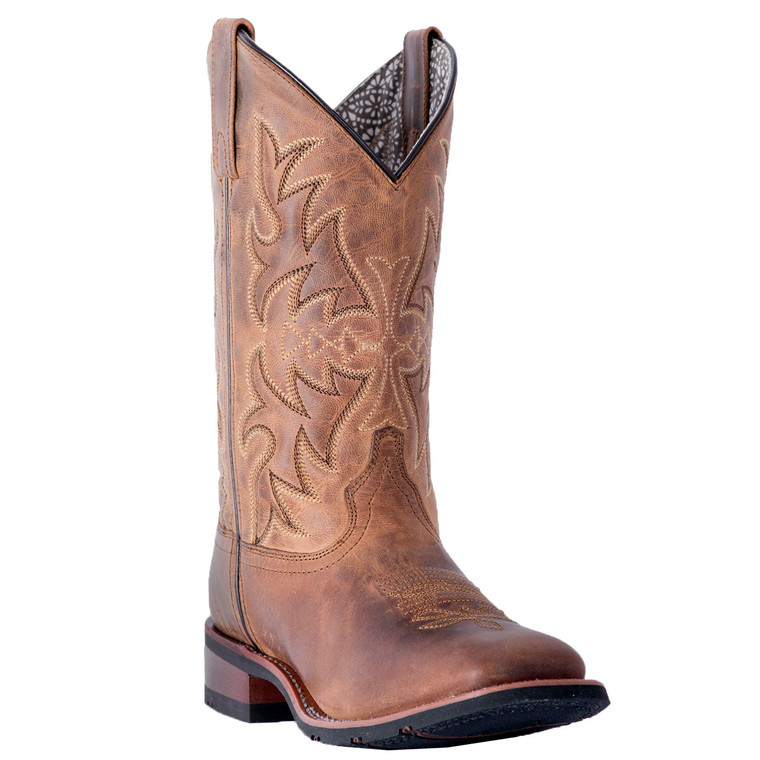 Women's Laredo Anita Leather Boots Tan, Size 12M