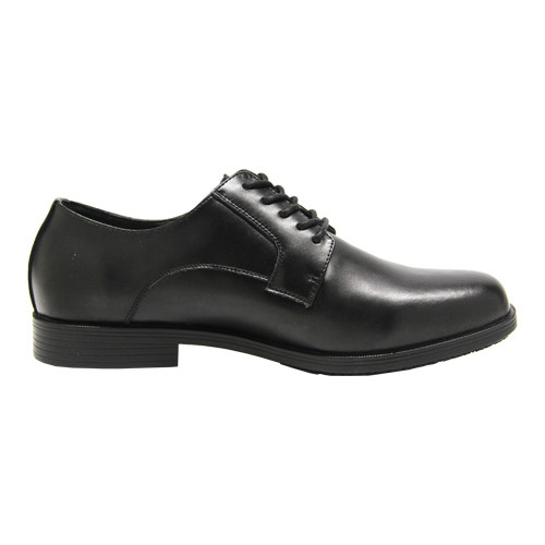 Men's Genuine Grip Footwear Slip-Resistant Oxford Dress, Black , Size 16W