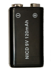 Battery 9V Rechargeable