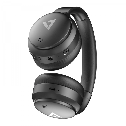 V7 Bluetooth Headphones (Underside - Ports)