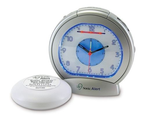 Sonic Boom Vibrating Analog Alarm Clock SBA475ss