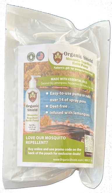 Organic Mosquito Repellent Refill Pump