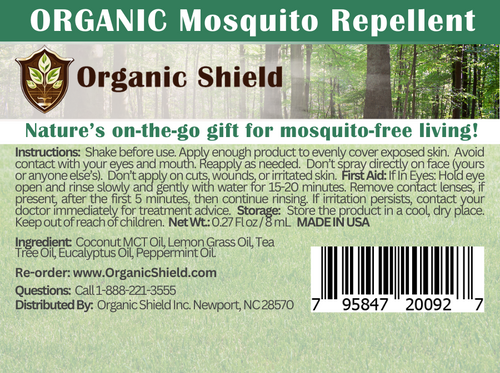 Organic Mosquito Repellent Spray Pen - Counter Top Display Unit