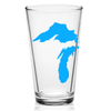 MI Culture The Great Lakes Pint Glass