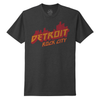 MI Culture Charcoal Detroit Rock City T-Shirt