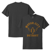 MI Culture Charcoal Motor City Detroit Wheel T-Shirt