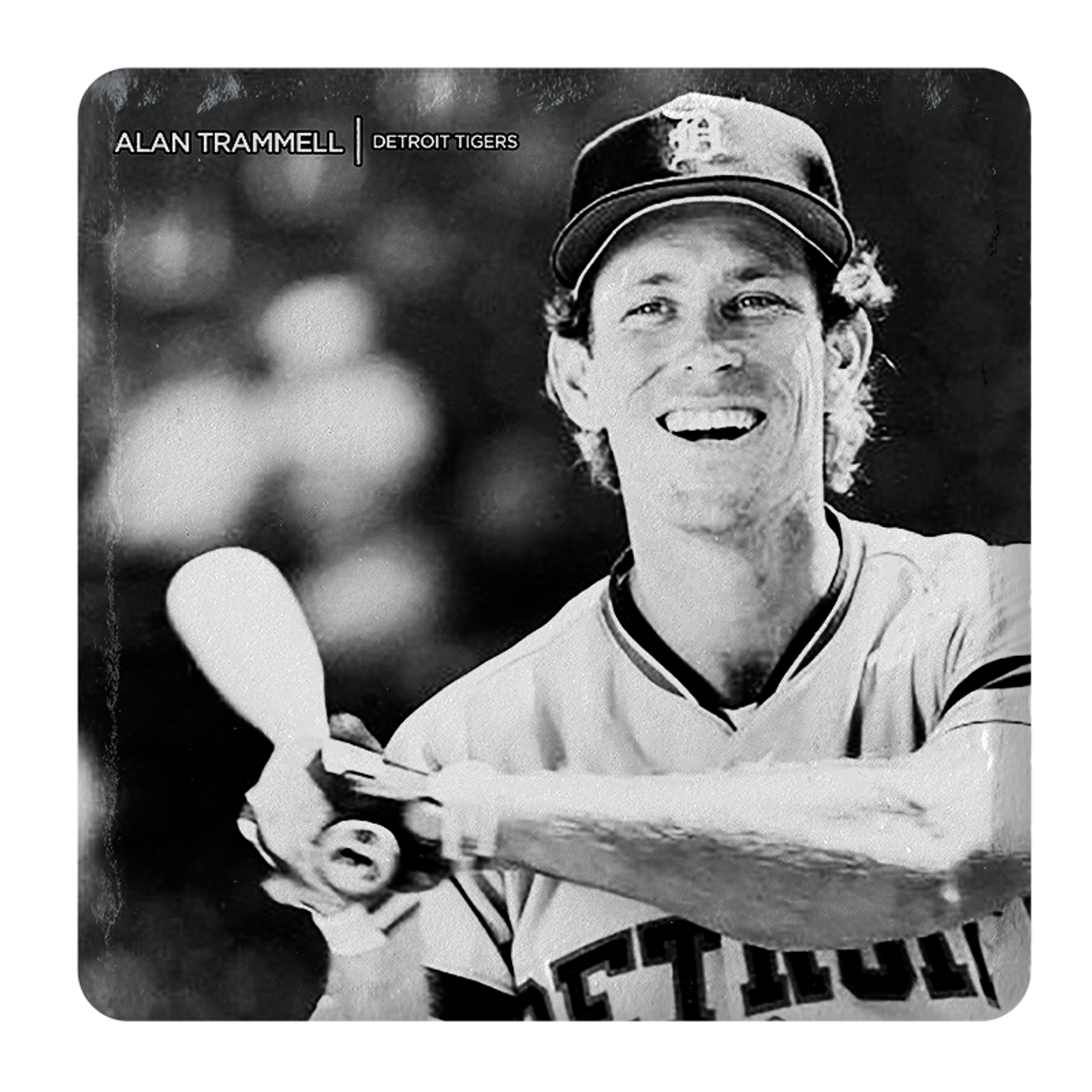 Alan Trammell Stone Tile Coaster - MI Culture