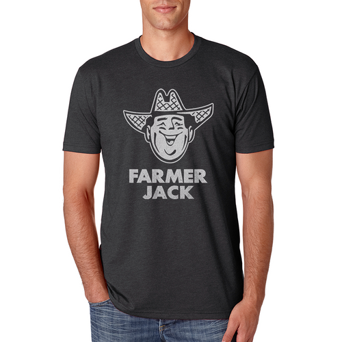 Farmer Jack MI Culture T-Shirt - Charcoal