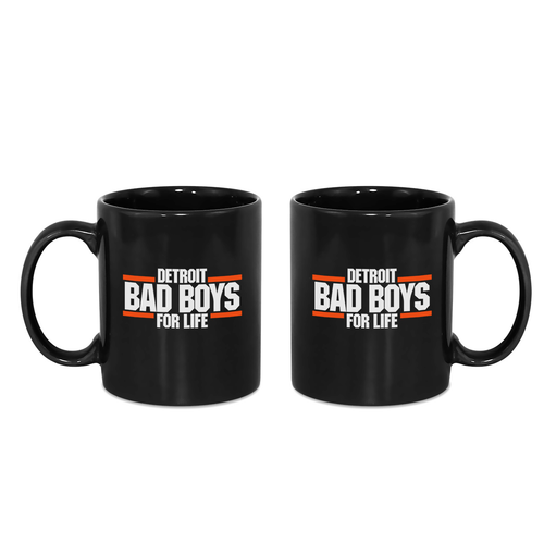 Motor City Bad Boys Women's Black Detroit Bad Boys for Life T-Shirt Medium