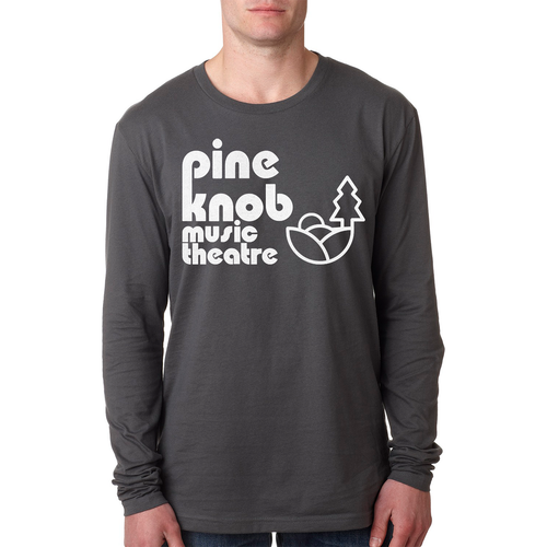 MI Culture Heavy Metal Gray Pine Knob Long Sleeve T-Shirt