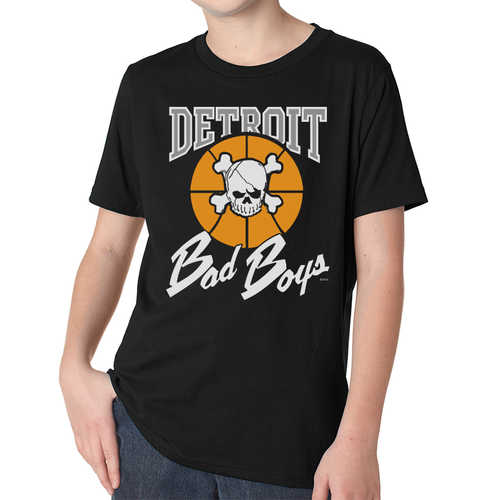Detroit Bad Boys Youth Black Classic T-Shirt