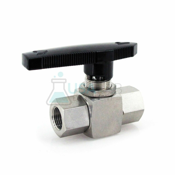 3/8" FNPT High Pressure 2 Way Ball Valve Stainless Steel 304 - 1,000psi 3/8" FNPT High Pressure 2 Way Ball Valve Stainless Steel 304 - 1,000psi