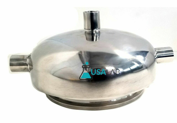 USA Lab 6" Hemi Jacketed Collection Base with 3 - 1/2" FNPT