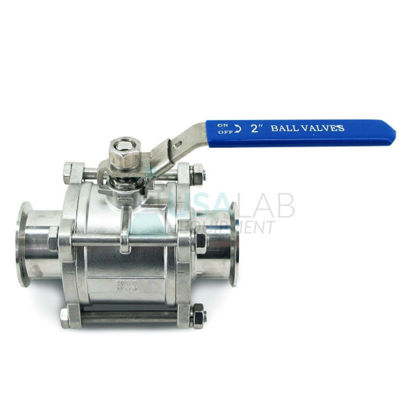2" Tri-Clamp Ball Valve Sanitary Stainless 304 - 1000PSI 2" Tri-Clamp Ball Valve Sanitary Stainless 304 - 1000PSI