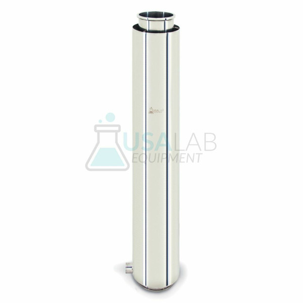 Sleeved Dewaxing Material Column - Tri Clamp 3" x 36" w/ 1/2" FNPT - SS304