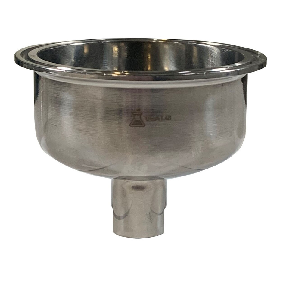 Hemispherical Reducer - Tri Clamp 4" to 1/2" FNPT - SS304