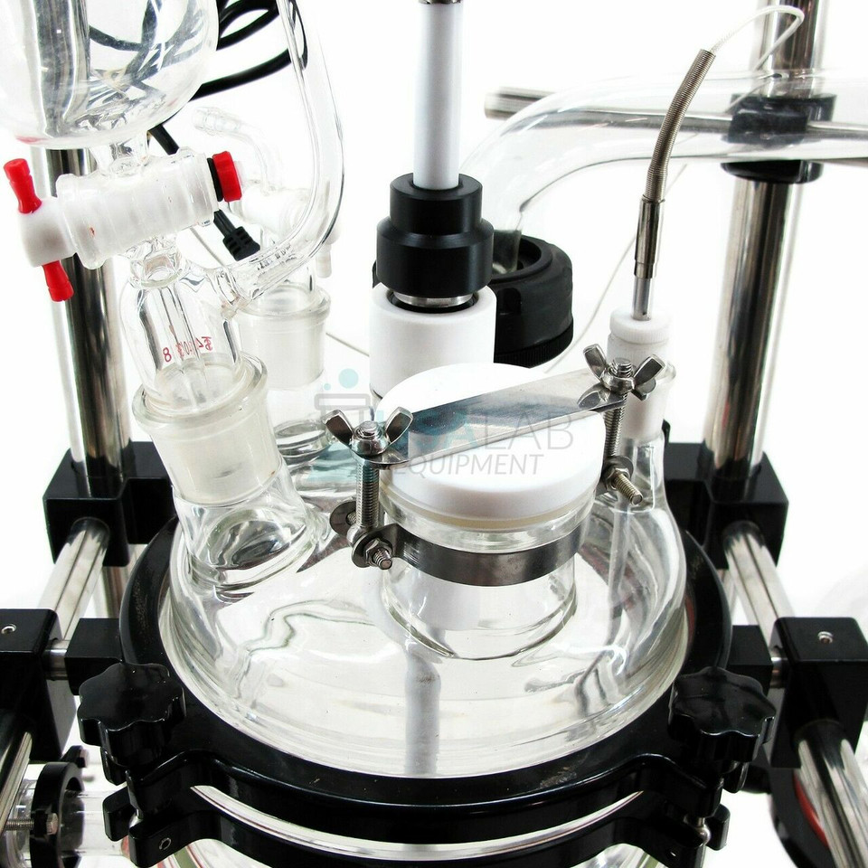 USA Lab 10L Single Jacketed Glass Reactor