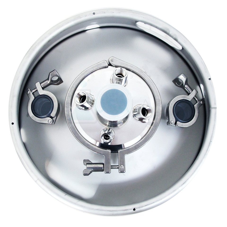 USA Lab 50L 6" Tri-Clamp Sanitary Keg w/ Dip Tube