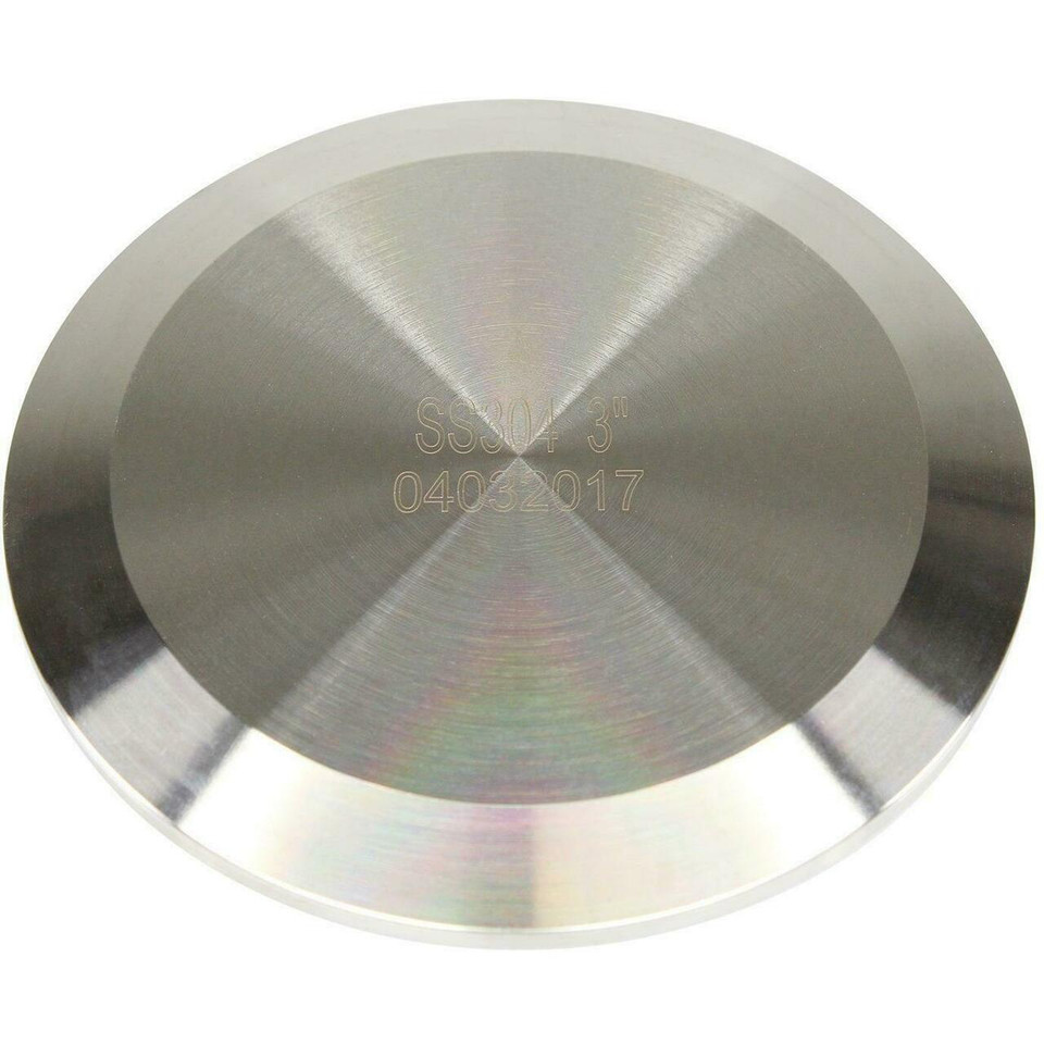 3" Solid Tri Clamp End Cap