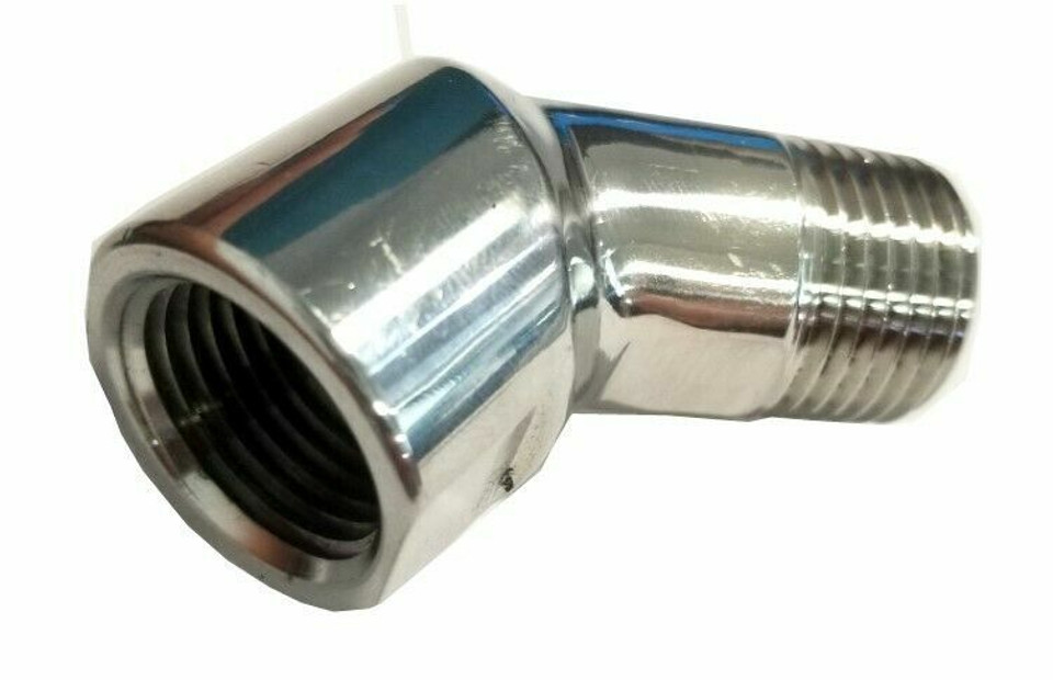 Street Elbow 45 Degrees 1/2" MNPT to 1/2" FNPT Street Elbow 45 Degrees 1/2" MNPT to 1/2" FNPT