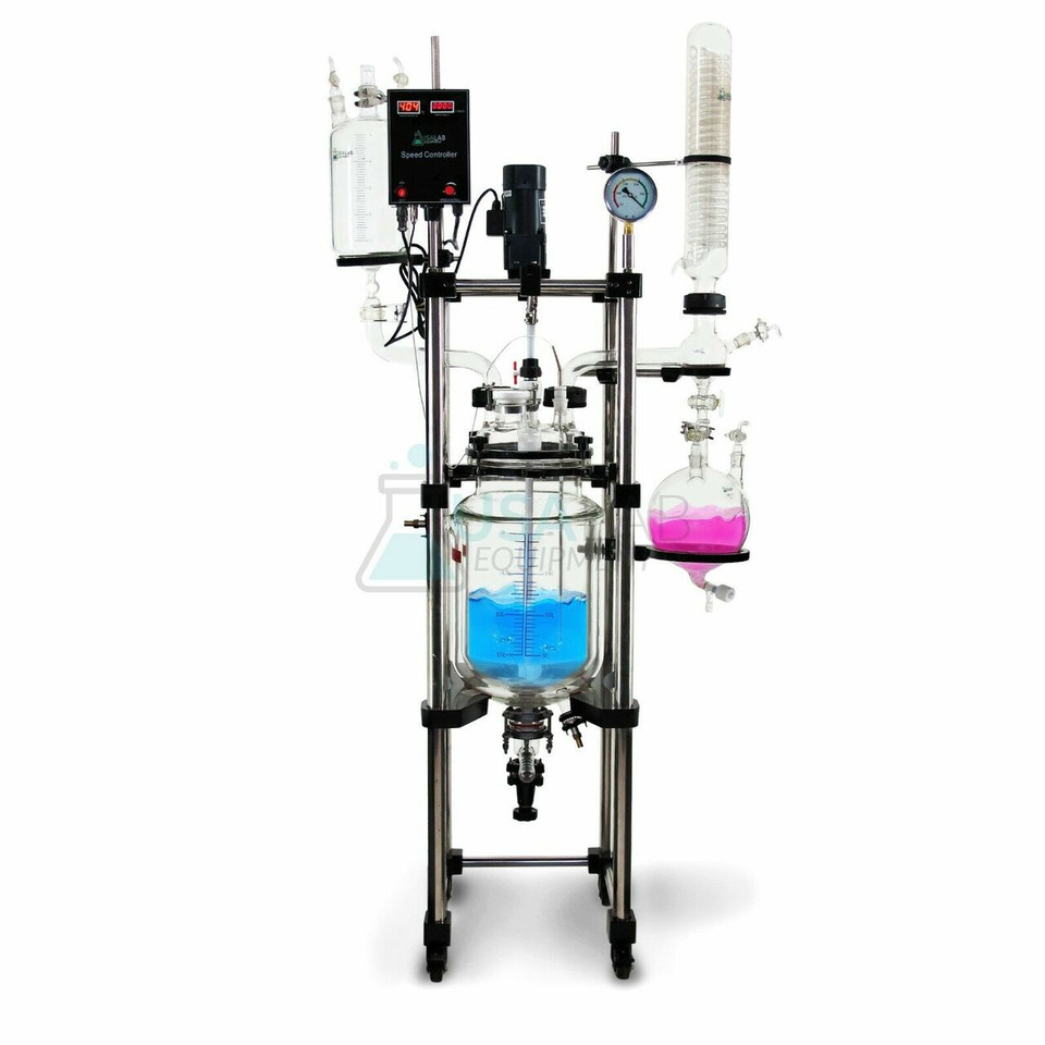 USA Lab 20L Single Jacketed Glass Reactor